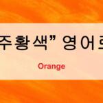 주황색 영어로 – Orange 외에 쓸 수 있는 다양한 표현